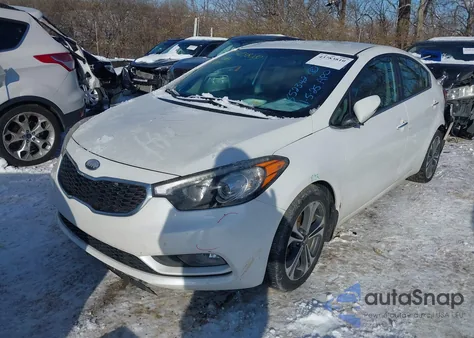 2014 Kia Forte Ex from USA, damaged, VIN KNAFX4A86E5086441